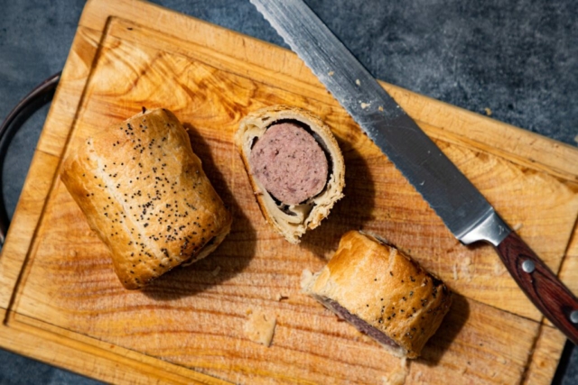 Prima Bakeries Cornwall Gourmet Sausage Roll Charlotte Rick Photography